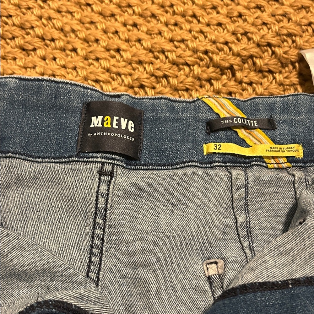 Maeve Blue Flare Jeans